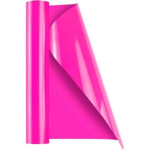imageHTVRONT Reflective Heat Transfer Vinyl HTV Roll 12quotx10 Silver Iron On Vinyl Roll for TShirt Light GreyHot Pink