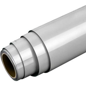 imageHTVRONT Reflective Heat Transfer Vinyl HTV Roll 12quotx10 Silver Iron On Vinyl Roll for TShirt Light GreyLight Grey