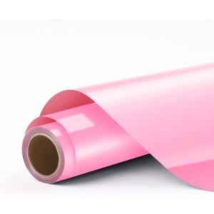 imageHTVRONT Silver Permanent Vinyl 12quot x 11 FT Silver Permanent Adhesive Vinyl Roll Compatible with Cricut Cutting Machine Silhouette Cameo Signs Scrapbooking Craft Die CuttersGlossy Pink