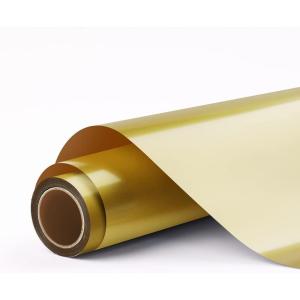 imageHTVRONT Silver Permanent Vinyl 12quot x 11 FT Silver Permanent Adhesive Vinyl Roll Compatible with Cricut Cutting Machine Silhouette Cameo Signs Scrapbooking Craft Die CuttersGlossy Gold