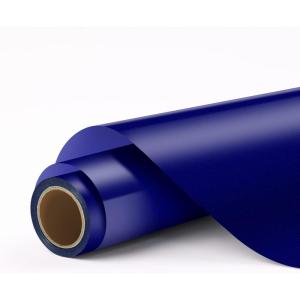 imageHTVRONT Silver Permanent Vinyl 12quot x 11 FT Silver Permanent Adhesive Vinyl Roll Compatible with Cricut Cutting Machine Silhouette Cameo Signs Scrapbooking Craft Die CuttersMatte Royal Blue