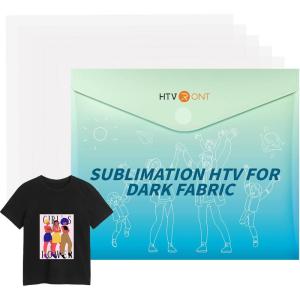 imageHTVRONT Sublimation HTV for Dark FabricLight Fabric  5 Pack Glossy Sublimation Vinyl  Sublimation Blanks for Sublimation ShirtsPillowBagHatDark Fabric Matte