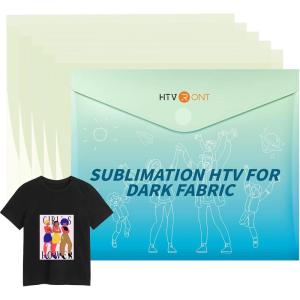 imageHTVRONT Sublimation HTV for Dark FabricLight Fabric  5 Pack Glossy Sublimation Vinyl  Sublimation Blanks for Sublimation ShirtsPillowBagHatDark Fabric Glossy