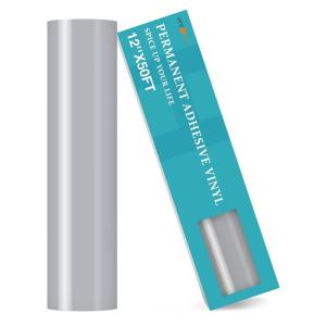 imageHTVRONT Transfer Tape for Vinyl  6quot x 50 FT Blue Alignment Grid Clear Transfer Paper  Application Vinyl Transfer Tape Roll for Self Adhesive Vinyl for Signs Stickers Decals Walls Doors ampamp WindowsGray
