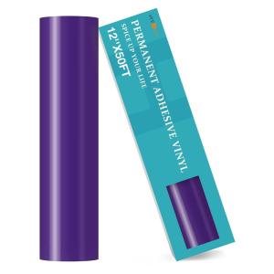 imageHTVRONT Transfer Tape for Vinyl  6quot x 50 FT Blue Alignment Grid Clear Transfer Paper  Application Vinyl Transfer Tape Roll for Self Adhesive Vinyl for Signs Stickers Decals Walls Doors ampamp WindowsPurple
