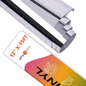 imageHTVRONT Transfer Tape for Vinyl  6quot x 50 FT Blue Alignment Grid Clear Transfer Paper  Application Vinyl Transfer Tape Roll for Self Adhesive Vinyl for Signs Stickers Decals Walls Doors ampamp WindowsMirror Metallic Silver