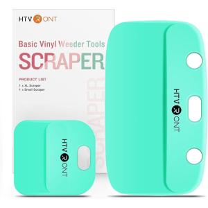 imageHTVRONT Vinyl Scraper  2Pack Scraper Tools for Vinyl Craft Weeder Vinyl Tool Kit Basic ToolScraper for Vinyl