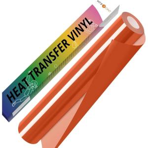 imageHTVRONT White HTV Heat Transfer Vinyl  12quot x 120ft White Iron on Vinyl for Shirts HTV Vinyl Roll for All Cutter Machine Easy to Cut ampamp Weed for Heat Transfer Vinyl Design120ftTexas Orange