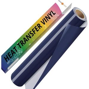 imageHTVRONT White HTV Heat Transfer Vinyl  12quot x 120ft White Iron on Vinyl for Shirts HTV Vinyl Roll for All Cutter Machine Easy to Cut ampamp Weed for Heat Transfer Vinyl Design120ftNavy Blue