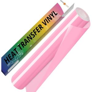 imageHTVRONT White HTV Heat Transfer Vinyl  12quot x 120ft White Iron on Vinyl for Shirts HTV Vinyl Roll for All Cutter Machine Easy to Cut ampamp Weed for Heat Transfer Vinyl Design120ftBaby Pink