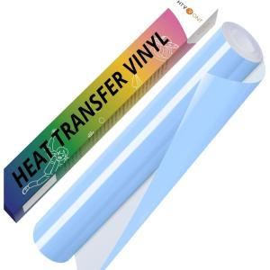 imageHTVRONT White HTV Heat Transfer Vinyl  12quot x 120ft White Iron on Vinyl for Shirts HTV Vinyl Roll for All Cutter Machine Easy to Cut ampamp Weed for Heat Transfer Vinyl Design120ftBlue