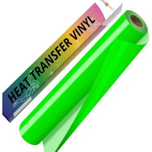 imageHTVRONT White HTV Heat Transfer Vinyl  12quot x 120ft White Iron on Vinyl for Shirts HTV Vinyl Roll for All Cutter Machine Easy to Cut ampamp Weed for Heat Transfer Vinyl Design120ftNeon Green