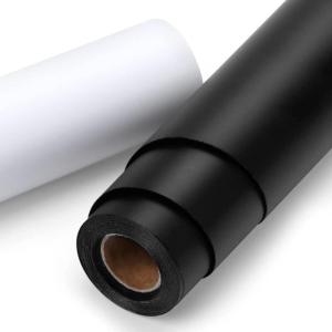 imageHTVRONT White Permanent Vinyl 12quot x 14 FT Adhesive White Vinyl Roll Compatible with Cricut Cutting Machine Silhouette Cameo Cutters Signs Scrapbooking Craft Die Cutters GlossyMatte Blackwhite