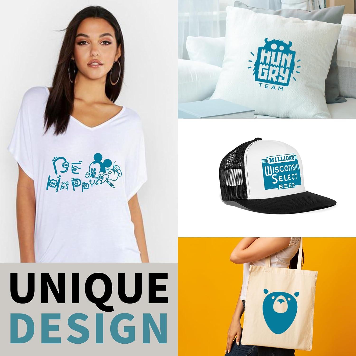 imageHTVRONT HTV Heat Transfer Vinyl Bundle  100 Pack 12  10in Heat Transfer Vinyl for TShirt 43 Assorted Colors HTV Vinyl Bundle for All Cutter Machine Easy to Cut ampamp Weed ampamp Transfer Iron on VinylTeal