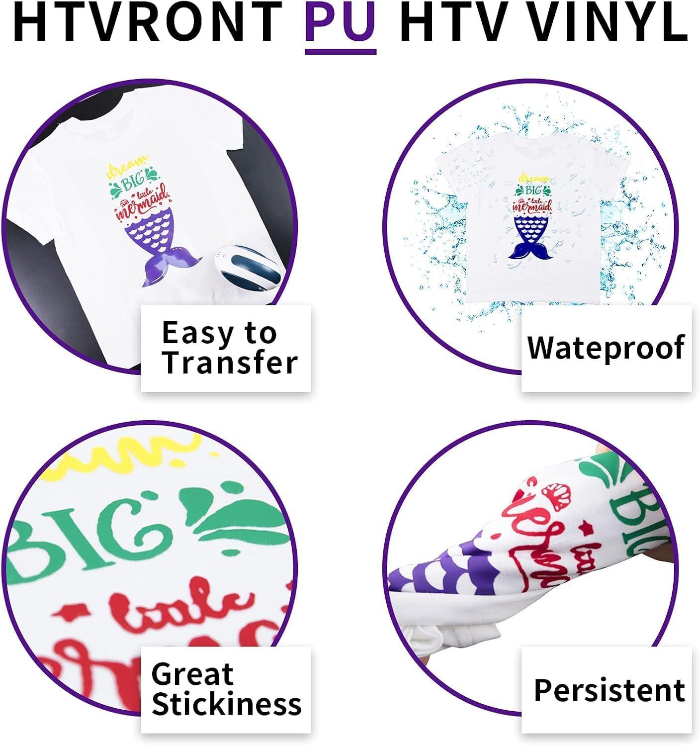 imageHTVRONT HTV Heat Transfer Vinyl Bundle  100 Pack 12  10in Heat Transfer Vinyl for TShirt 43 Assorted Colors HTV Vinyl Bundle for All Cutter Machine Easy to Cut ampamp Weed ampamp Transfer Iron on VinylPurple