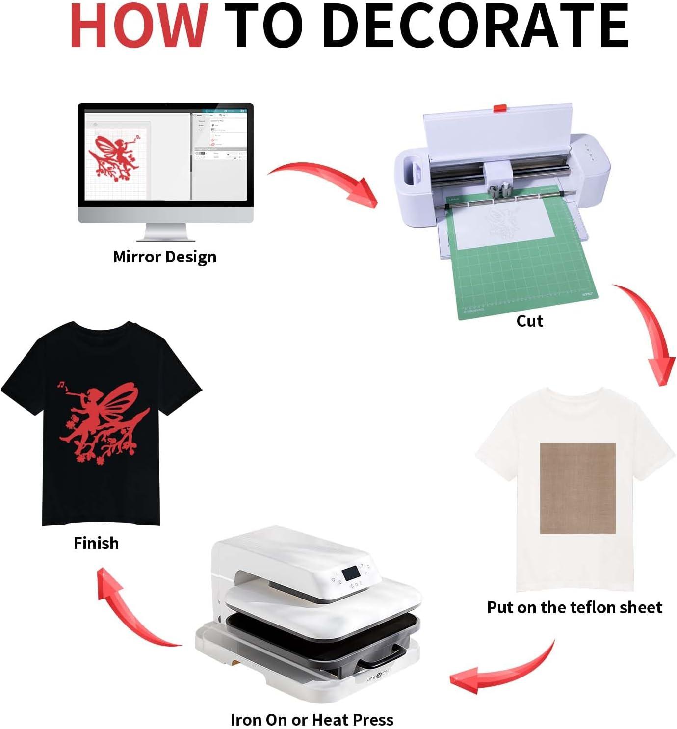 imageHTVRONT HTV Heat Transfer Vinyl Bundle  100 Pack 12  10in Heat Transfer Vinyl for TShirt 43 Assorted Colors HTV Vinyl Bundle for All Cutter Machine Easy to Cut ampamp Weed ampamp Transfer Iron on VinylRed
