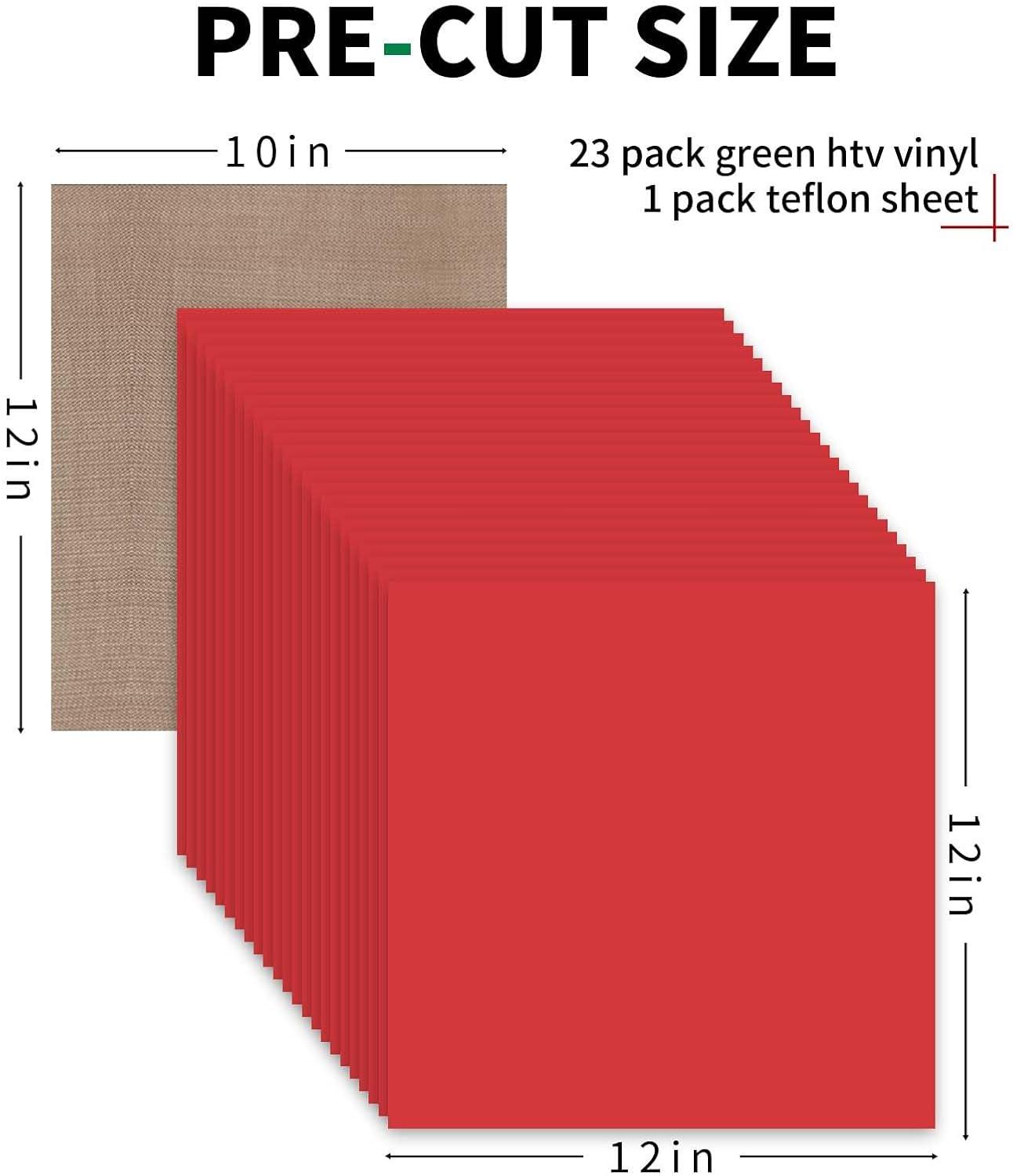 imageHTVRONT HTV Heat Transfer Vinyl Bundle  100 Pack 12  10in Heat Transfer Vinyl for TShirt 43 Assorted Colors HTV Vinyl Bundle for All Cutter Machine Easy to Cut ampamp Weed ampamp Transfer Iron on VinylRed
