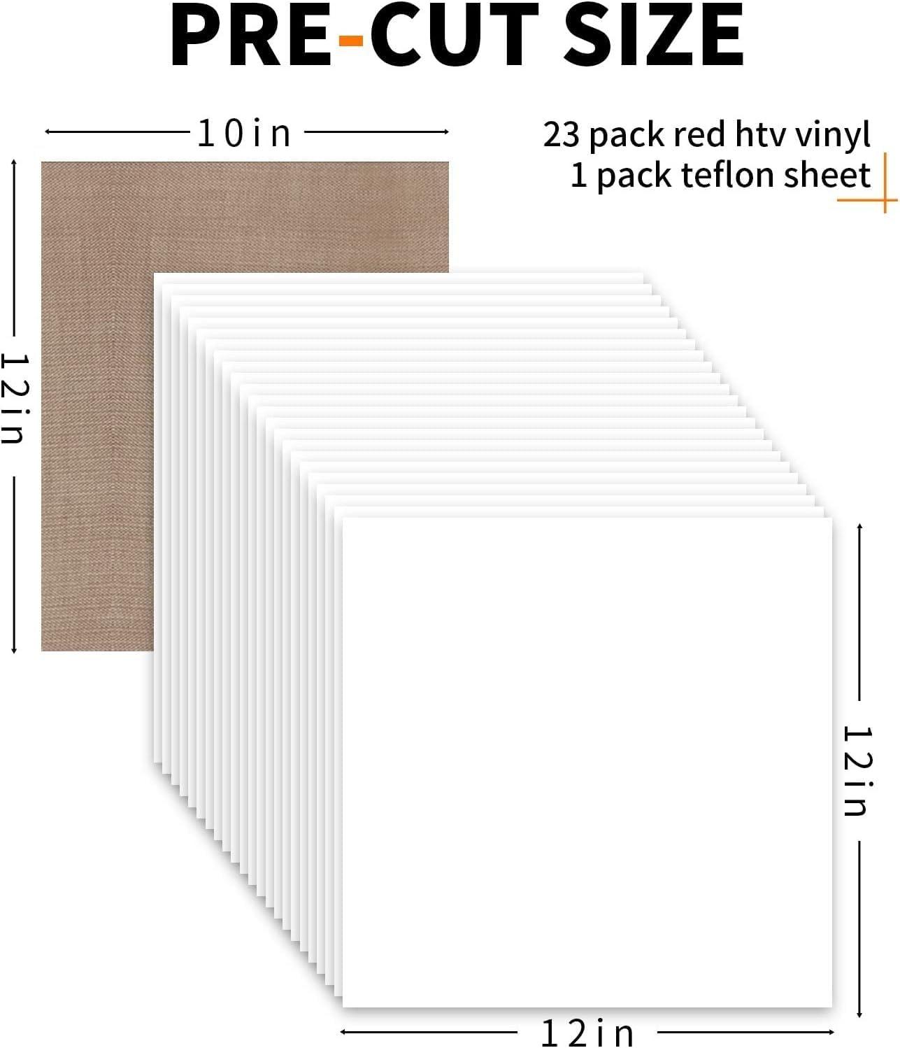 imageHTVRONT HTV Heat Transfer Vinyl Bundle  100 Pack 12  10in Heat Transfer Vinyl for TShirt 43 Assorted Colors HTV Vinyl Bundle for All Cutter Machine Easy to Cut ampamp Weed ampamp Transfer Iron on VinylWhite