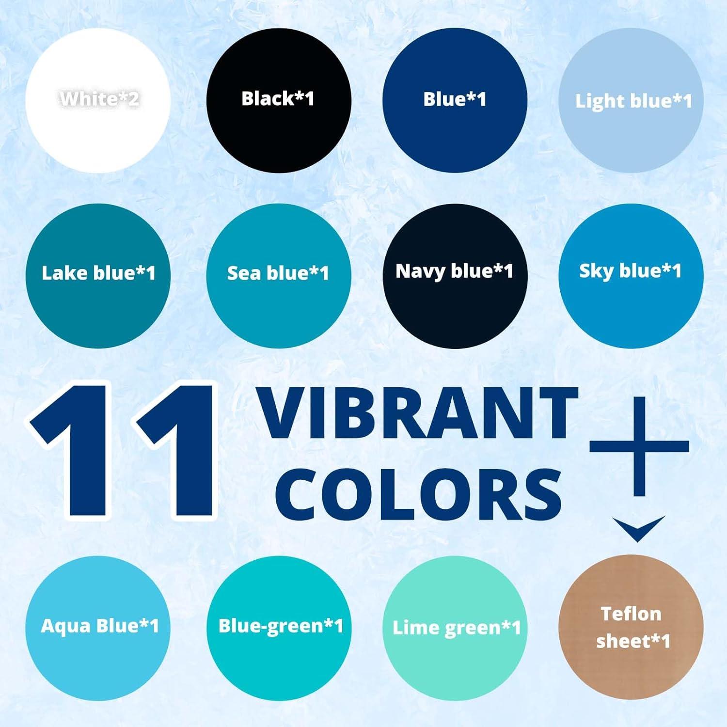 imageHTVRONT Pink Heat Transfer Vinyl  13 Sheets Hot Pink HTV Vinyl in 12 Assorted Colors Red Iron on Vinyl for Cricut ampamp Cameo  Easy to Cut ampamp WeedBlue