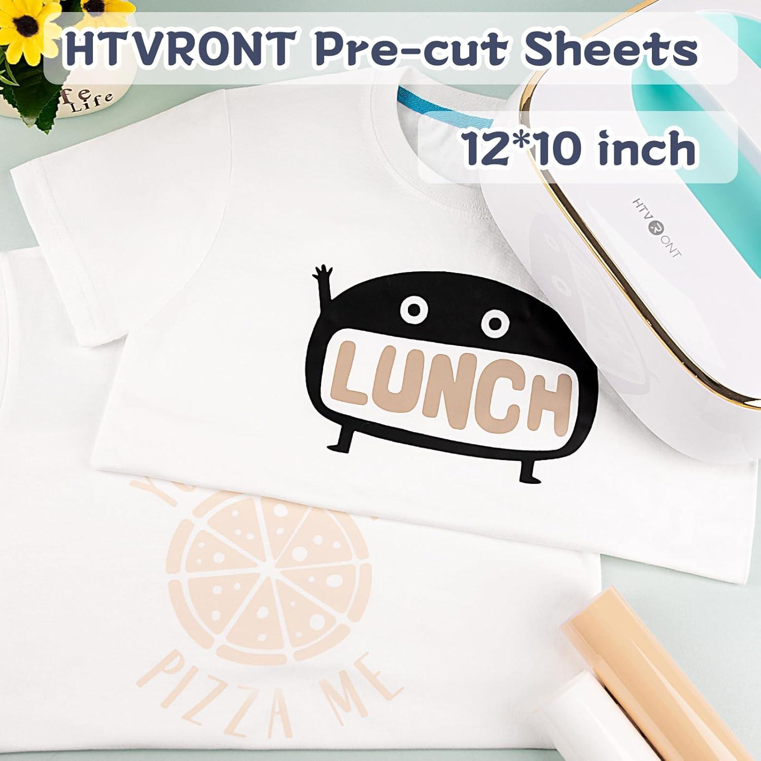 imageHTVRONT Pink Heat Transfer Vinyl  13 Sheets Hot Pink HTV Vinyl in 12 Assorted Colors Red Iron on Vinyl for Cricut ampamp Cameo  Easy to Cut ampamp WeedSkin Tone