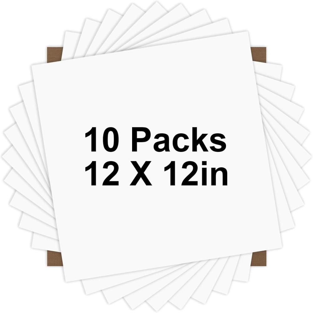 imageHTVRONT HTV Heat Transfer Vinyl Bundle  100 Pack 12  10in Heat Transfer Vinyl for TShirt 43 Assorted Colors HTV Vinyl Bundle for All Cutter Machine Easy to Cut ampamp Weed ampamp Transfer Iron on VinylWhite 1