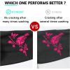 imageBlack HTV Heat Transfer Vinyl Bundle 13 Pack 12quot x 10quot Black Iron on Vinyl for TShirt Heat Transfer Vinyl for Silhouette Cameo or Heat Press MachineNeon Pink