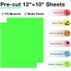 imageBlack HTV Heat Transfer Vinyl Bundle 13 Pack 12quot x 10quot Black Iron on Vinyl for TShirt Heat Transfer Vinyl for Silhouette Cameo or Heat Press MachineNeon Green
