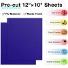 imageBlack HTV Heat Transfer Vinyl Bundle 13 Pack 12quot x 10quot Black Iron on Vinyl for TShirt Heat Transfer Vinyl for Silhouette Cameo or Heat Press MachineBlue