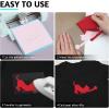 imageBlack HTV Heat Transfer Vinyl Bundle 13 Pack 12quot x 10quot Black Iron on Vinyl for TShirt Heat Transfer Vinyl for Silhouette Cameo or Heat Press MachineRed