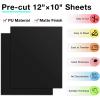 imageBlack HTV Heat Transfer Vinyl Bundle 13 Pack 12quot x 10quot Black Iron on Vinyl for TShirt Heat Transfer Vinyl for Silhouette Cameo or Heat Press MachineBlack