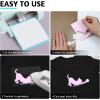imageBlack HTV Heat Transfer Vinyl Bundle 13 Pack 12quot x 10quot Black Iron on Vinyl for TShirt Heat Transfer Vinyl for Silhouette Cameo or Heat Press MachinePink