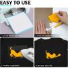 imageBlack HTV Heat Transfer Vinyl Bundle 13 Pack 12quot x 10quot Black Iron on Vinyl for TShirt Heat Transfer Vinyl for Silhouette Cameo or Heat Press MachineYellow
