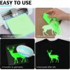 imageBlack HTV Heat Transfer Vinyl Bundle 13 Pack 12quot x 10quot Black Iron on Vinyl for TShirt Heat Transfer Vinyl for Silhouette Cameo or Heat Press MachineNeon Green