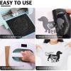 imageBlack HTV Heat Transfer Vinyl Bundle 13 Pack 12quot x 10quot Black Iron on Vinyl for TShirt Heat Transfer Vinyl for Silhouette Cameo or Heat Press MachineBlack Glitter