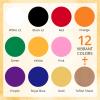 imageBlack HTV Heat Transfer Vinyl Bundle 13 Pack 12quot x 10quot Black Iron on Vinyl for TShirt Heat Transfer Vinyl for Silhouette Cameo or Heat Press MachineMulticolored