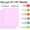 imageBlack HTV Heat Transfer Vinyl Bundle 13 Pack 12quot x 10quot Black Iron on Vinyl for TShirt Heat Transfer Vinyl for Silhouette Cameo or Heat Press MachinePink