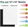 imageBlack HTV Heat Transfer Vinyl Bundle 13 Pack 12quot x 10quot Black Iron on Vinyl for TShirt Heat Transfer Vinyl for Silhouette Cameo or Heat Press MachineWhite  Black