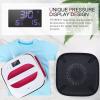 imageHTVRONT 10quotx10quot Portable Heat Press Machine ampamp 24 Pack 12quotx12quot Heat Transfer Vinyl Bundle Iron on Vinyl Sheets for TShirt