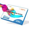 imageHTVRONT 120Pcs Sublimation Keychain Blanks Bulk with Blue Protective Film  MDF Rectangle Keychain with Sublimation Paper 85 x 11 Inch