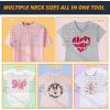 imageHTVRONT 15x15 Heat Press Machine 3pcs Teflon Sheets 2 Rolls HTV Vinyl Tshirt Ruler Guide