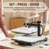 imageHTVRONT 15x15 Heat Press Machine 3pcs Teflon Sheets 2 Rolls HTV Vinyl Tshirt Ruler Guide