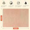 imageHTVRONT 3 Pack 12 x 16quot Brown Teflon Sheets for Heat Press and Tshirt Ruler Guide for Vinyl Alignment