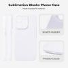 imageHTVRONT 6PCS Sublimation Phone Case Blanks Bulk Compatible with iPhone 15 Glossy Sublimation Customize Phone Case Hard Cell Phone Coated Basic Cases Sublimation Blanks Custom Phone Cover ShockproofiPhone16ProMax