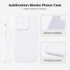 imageHTVRONT 6PCS Sublimation Phone Case Blanks Bulk Compatible with iPhone 15 Glossy Sublimation Customize Phone Case Hard Cell Phone Coated Basic Cases Sublimation Blanks Custom Phone Cover ShockproofiPhone14ProMax