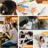 imageHTVRONT 76 Pack Drawing Pencils Set Art Supplies Colored Pencils for Adult Coloring Book with 2 Sketchbook include Graphite Charcoal Watercolor ampamp Metallic Pencils for Adults Artists Teens Beginners