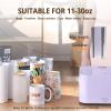 imageHTVRONT Auto Tumbler Heat Press Machine  Mug Heat Press Heat Up Fast ampamp Even Professional Tumbler Press HighSecurity for 295318inch Sublimation Tumblers Cups Glasses and Mugs BluePurple