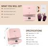 imageHTVRONT Auto Tumbler Heat Press Machine  Mug Heat Press Heat Up Fast ampamp Even Professional Tumbler Press HighSecurity for 295318inch Sublimation Tumblers Cups Glasses and Mugs BluePink