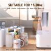 imageHTVRONT Auto Tumbler Heat Press Machine  Mug Heat Press Heat Up Fast ampamp Even Professional Tumbler Press HighSecurity for 295318inch Sublimation Tumblers Cups Glasses and Mugs BlueWhite