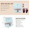 imageHTVRONT Auto Tumbler Heat Press Machine  Mug Heat Press Heat Up Fast ampamp Even Professional Tumbler Press HighSecurity for 295318inch Sublimation Tumblers Cups Glasses and Mugs BlueBlue