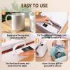 imageHTVRONT Auto Tumbler Heat Press Machine  Mug Heat Press Heat Up Fast ampamp Even Professional Tumbler Press HighSecurity for 295318inch Sublimation Tumblers Cups Glasses and Mugs BlueWhite
